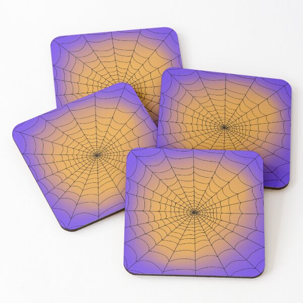 Item preview, Orange and Purple Spiderweb designed and sold by JNTremblay.