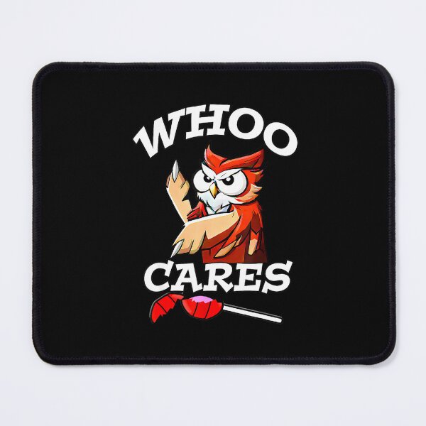 Item preview, Whoo Cares Funny Owl designed and sold by MissRasheedHam.