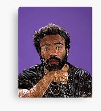 Abstract Donald Glover Canvas Print