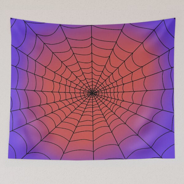 Item preview, Red and Purple Spiderweb designed and sold by JNTremblay.