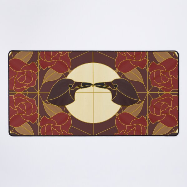 Item preview, Corvid Courting (yellow & red) designed and sold by PaganArtisan.