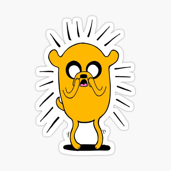 Artikel-Vorschau von Adventure Time – Jake the Dog In Shock (Farbe), designt und verkauft von IanOrb98.