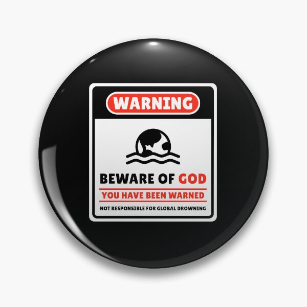 Item preview, Warning Sign, Beware of God designed and sold by Nate Greenwall.