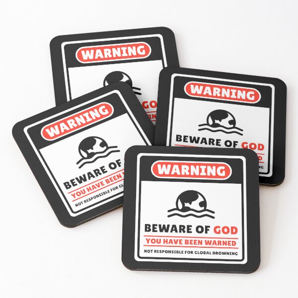 Item preview, Warning Sign, Beware of God designed and sold by Nate Greenwall.