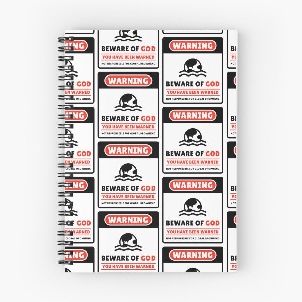 Item preview, Warning Sign, Beware of God designed and sold by Nate Greenwall.