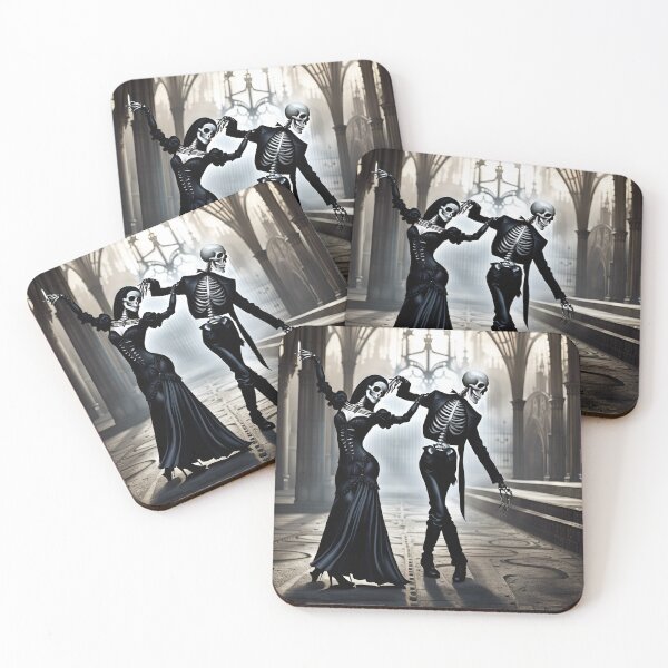 Item preview, Goth couple dancing a tango designed and sold by GothicRubette.