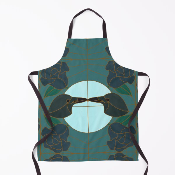 Item preview, Corvid Courting (teal & bronze) designed and sold by PaganArtisan.