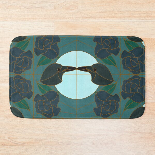 Item preview, Corvid Courting (teal & bronze) designed and sold by PaganArtisan.