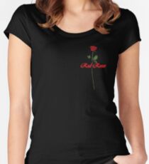 Red Roses - Lil Skies Women's Fitted Scoop T-Shirt