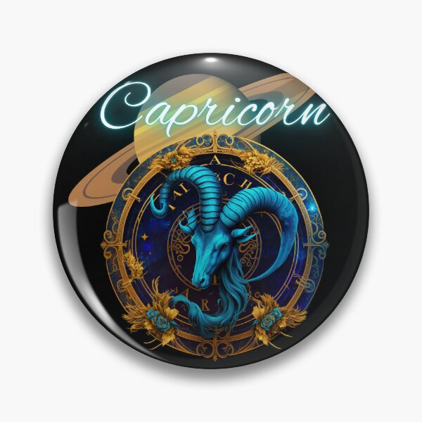 Item preview, Capricorn  Zodiac Sign with its Ruling Planet Pluto designed and sold by ieluxury.