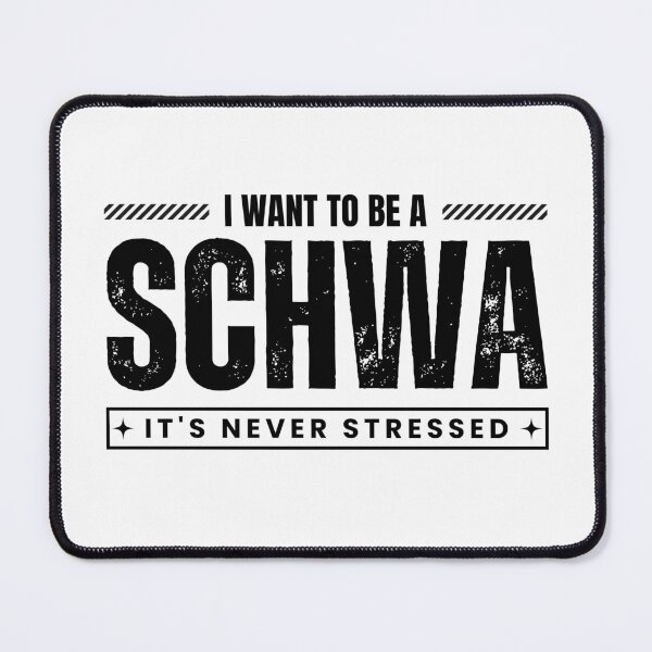 Item preview, I Want To Be A Schwa It's Never Stressed science of reading designed and sold by MouDantArts.