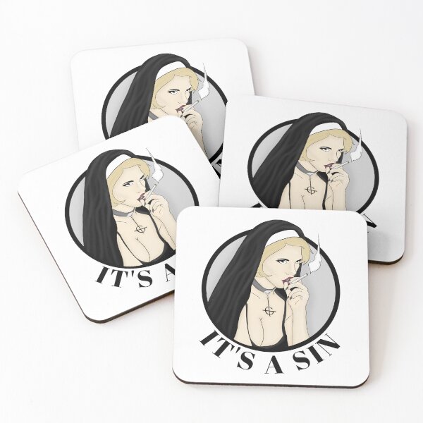 Item preview, It’s A Sin - Nun Design designed and sold by CharlottesArtz.