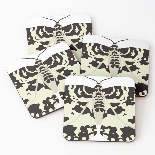 Item preview, Polilla ilustrada Argenta y Sable designed and sold by itsgoodjunk.