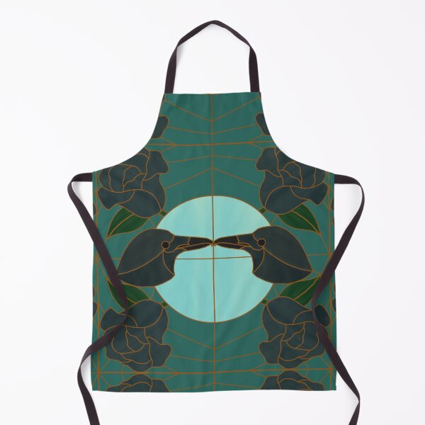 Item preview, Corvid Courting (teal & bronze 2) designed and sold by PaganArtisan.