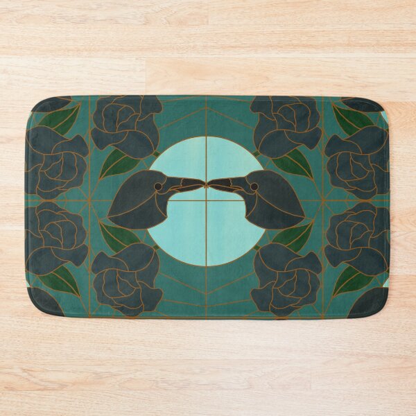 Item preview, Corvid Courting (teal & bronze 2) designed and sold by PaganArtisan.