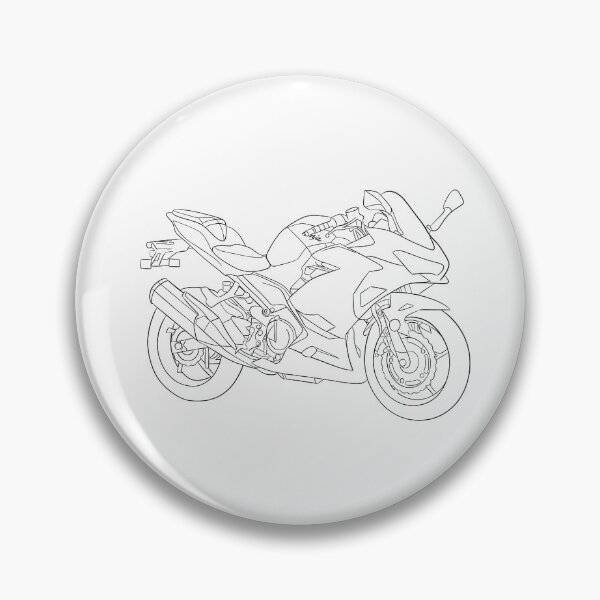 Item preview, Ninja 400 Motorcycle Line Sketch designed and sold by awusnow.