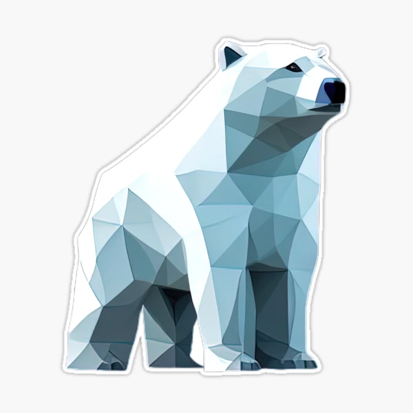 Polar Bear Sticker for Sale by ThistleandFox