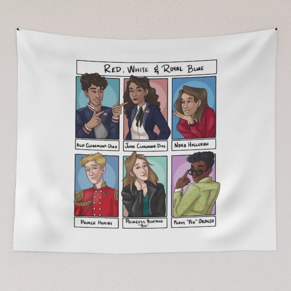 Item preview, RED WHITE & ROYAL BLUE designed and sold by basilmorton.