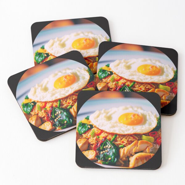 Item preview, Thai Basil Chicken Rice with Fried Egg designed and sold by run-rotee.