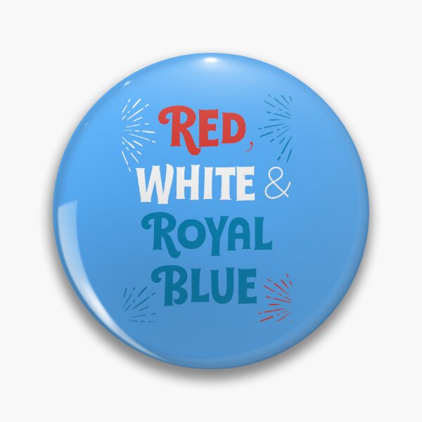 Item preview, RED WHITE & ROYAL BLUE designed and sold by basilmorton.
