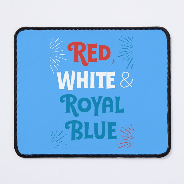 Item preview, RED WHITE & ROYAL BLUE designed and sold by basilmorton.