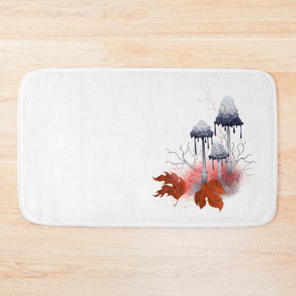 Item preview, Gray ink mushrooms designed and sold by Blackmoon9.