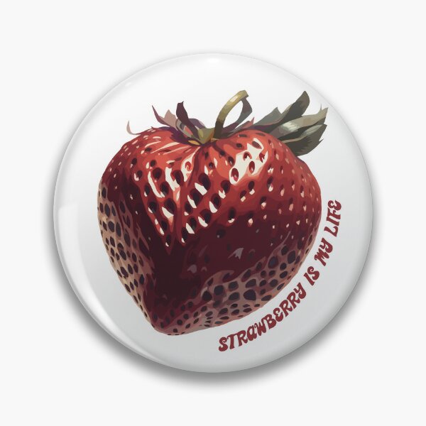 Item preview, Portrait of realistic strawberry designed and sold by CrazySweets.