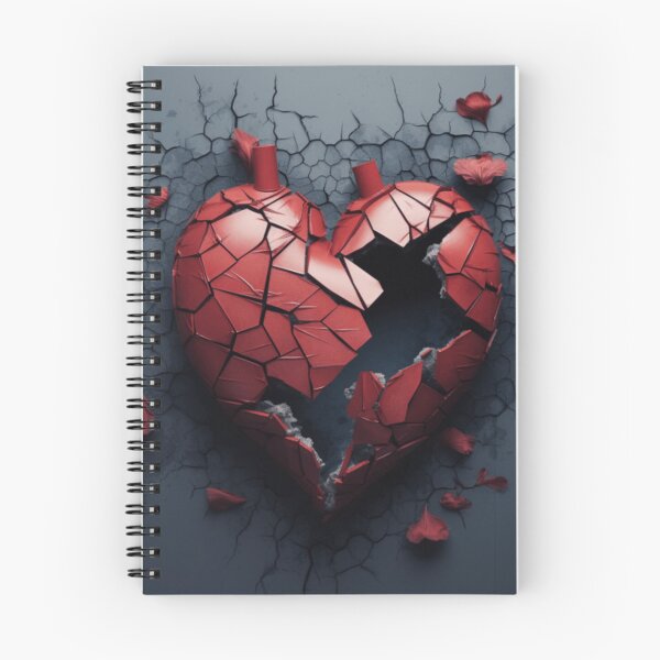 Item preview, broken heart shattered on the floor designed and sold by DanieWoods.