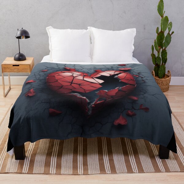 Item preview, broken heart shattered on the floor designed and sold by DanieWoods.