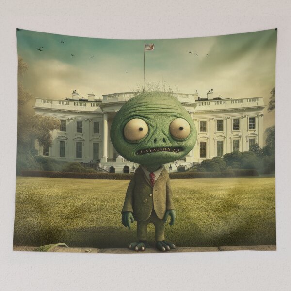 Item preview, A very scared, confused and frustrated space alien designed and sold by Good Candy.