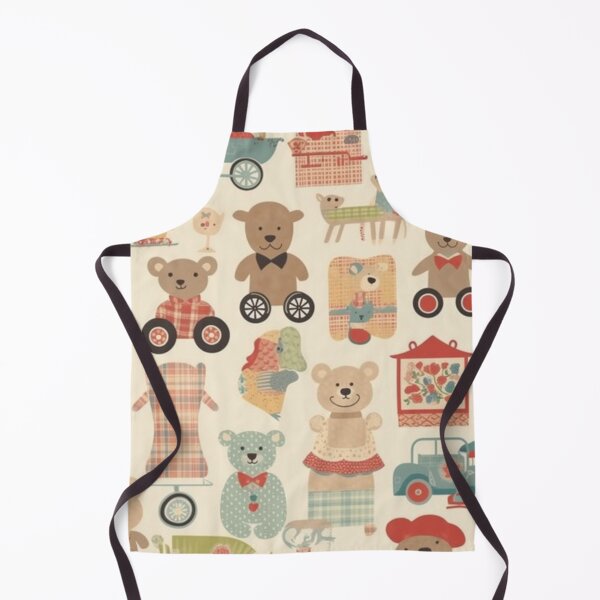 Item preview, Seamless adorable bear vintage digital paper designed and sold by ngam.