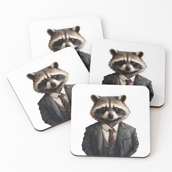 Item preview, Raccoon in clothes designed and sold by abmkf.