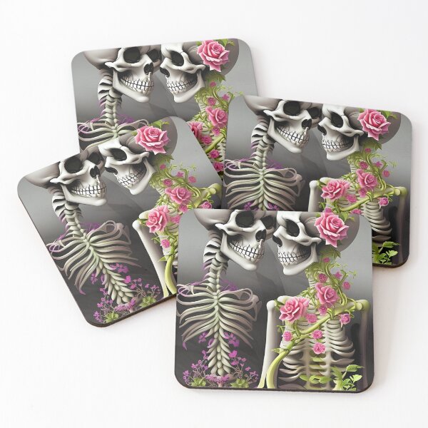 Item preview, Botanical Bones: A Floral Skeleton designed and sold by csdesign73.