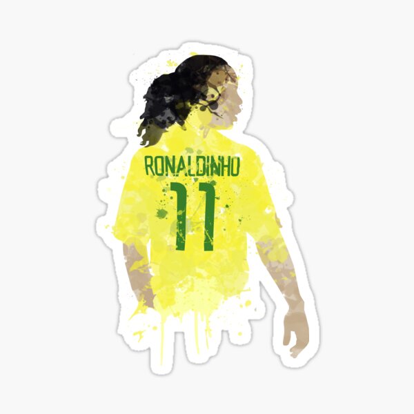 Ronaldinho Brazil Legend Art Pegatina