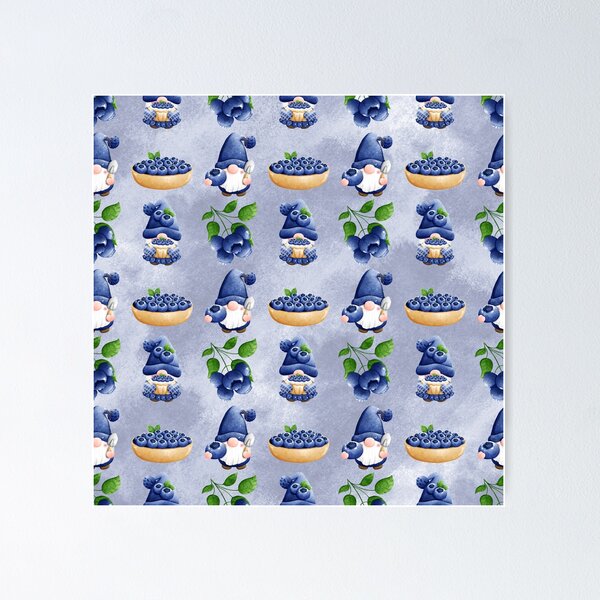Item preview, Blueberry lover gnome designed and sold by Ameliafavs.