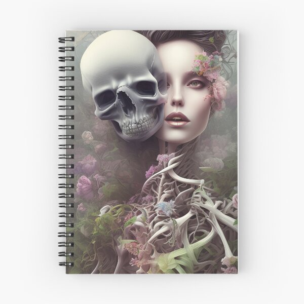 Aperçu de l'œuvre Os botaniques : un squelette floral 003 créée et vendue par csdesign73.