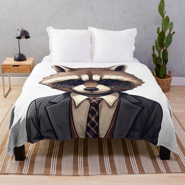Item preview, Cunning raccoon in a tie designed and sold by abmkf.
