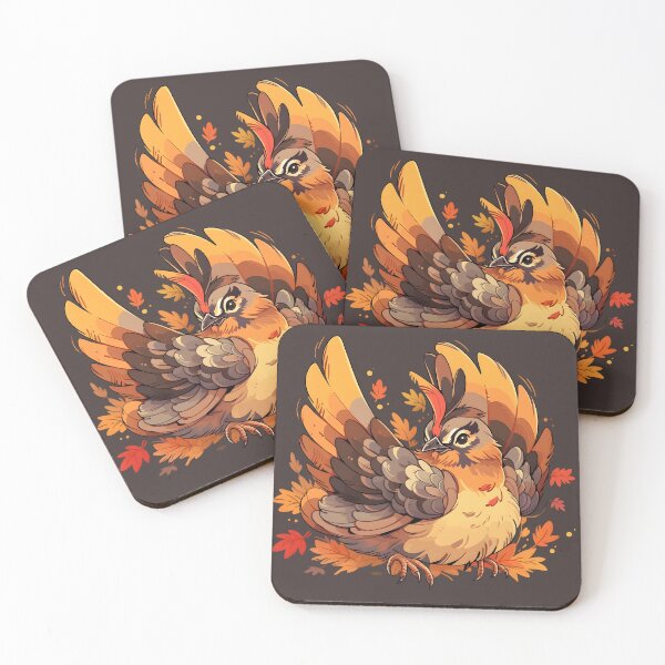 Item preview, Ruffed Grouse Flapping Wings in Fall designed and sold by InkedBeasts.