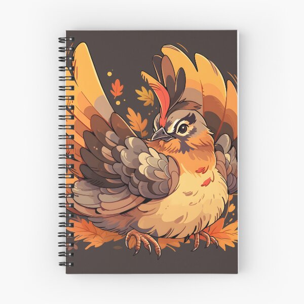Item preview, Ruffed Grouse Flapping Wings in Fall designed and sold by InkedBeasts.