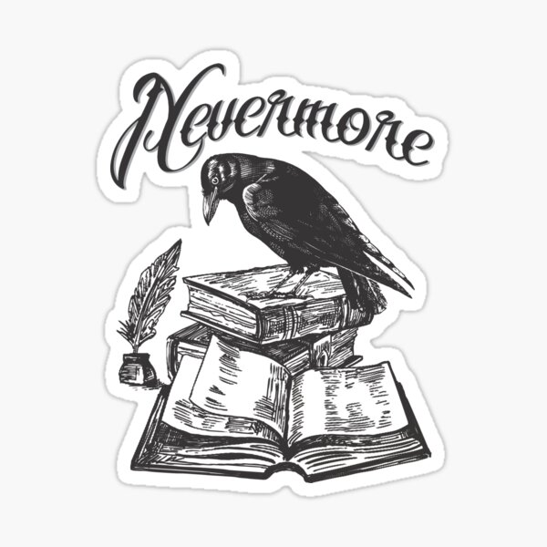 Item preview, Nevermore Raven designed and sold by LibraryFriends.