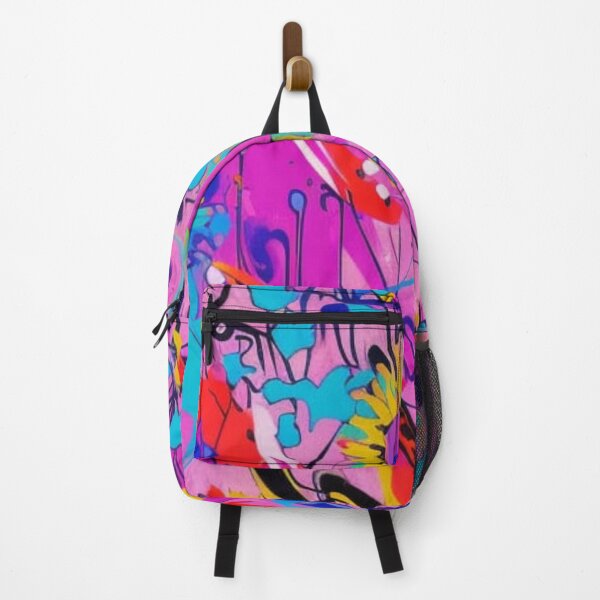 Item preview, Abstract Colorful Chaos on Pink designed and sold by calibrit.