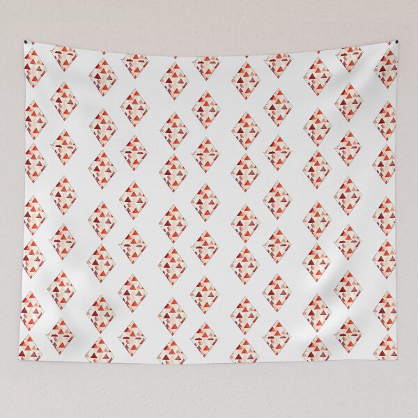 Item preview, Triangles in diamonds print designed and sold by violethue.