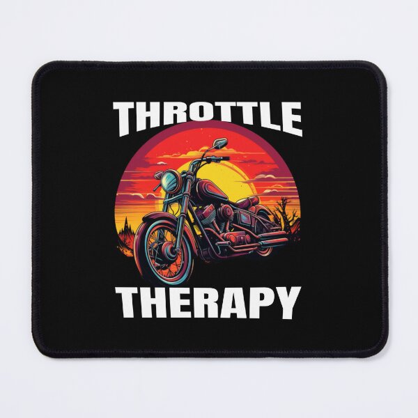 Item preview, Biker Throttle Therapy - Classic Motorbike - Fathers Day designed and sold by onlymagic8k.
