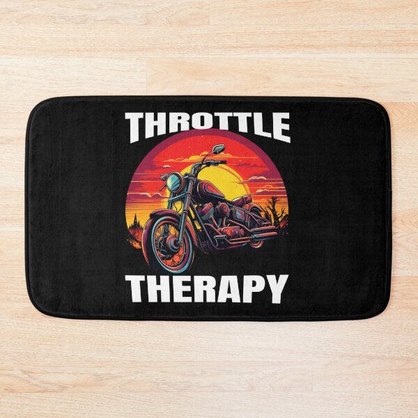 Item preview, Biker Throttle Therapy - Classic Motorbike - Fathers Day designed and sold by onlymagic8k.