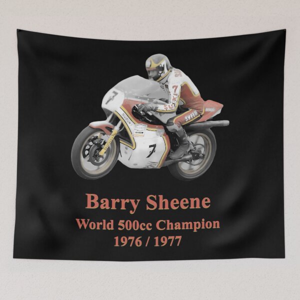 Item preview, Barry Sheene Moto GP Legend Motorbike Racer Champion designed and sold by EagleBleak.