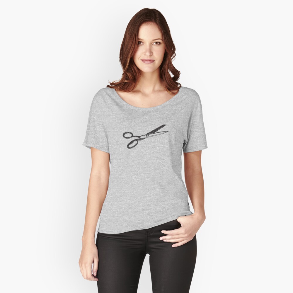 "Scissor Shirt Dark Sketch" Tshirt by trippeh Redbubble