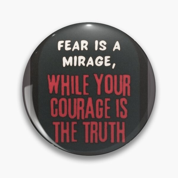 Item preview, Fear and courage designed and sold by Thedigital91.