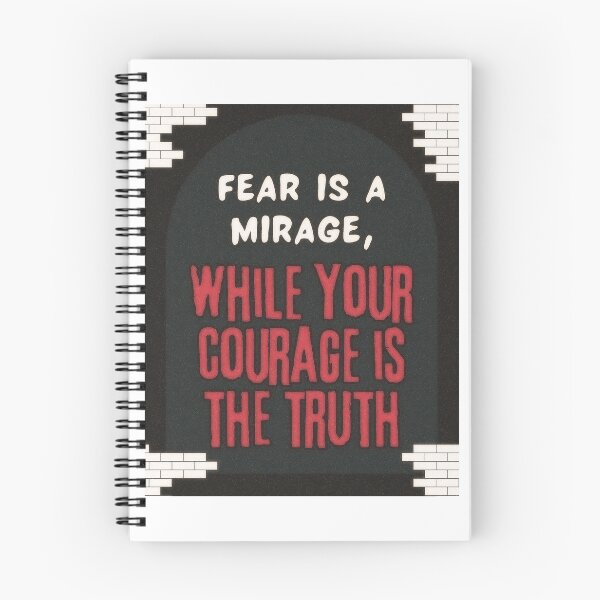 Item preview, Fear and courage designed and sold by Thedigital91.