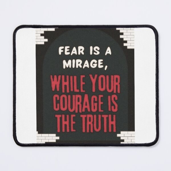 Item preview, Fear and courage designed and sold by Thedigital91.