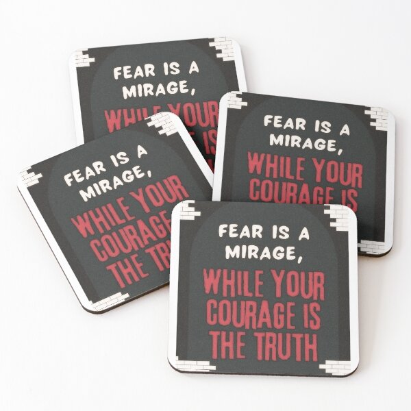 Item preview, Fear and courage designed and sold by Thedigital91.